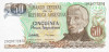 ARGENTINA █ bancnota █ 50 Pesos Argentinos █ 1983-84 █ P-314 █ UNC necirculata