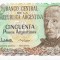 ARGENTINA █ bancnota █ 50 Pesos Argentinos █ 1983-84 █ P-314 █ UNC necirculata