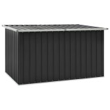 vidaXL Ladă de depozitare pentru grădină, antracit, 171 x 99 x 93 cm