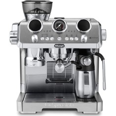 Espressor manual La Specialista Maestro, 1600W, 19 bari, Extractie la rece, Carafa pentru lapte cu tehnologie LatteCrema, Argintiu