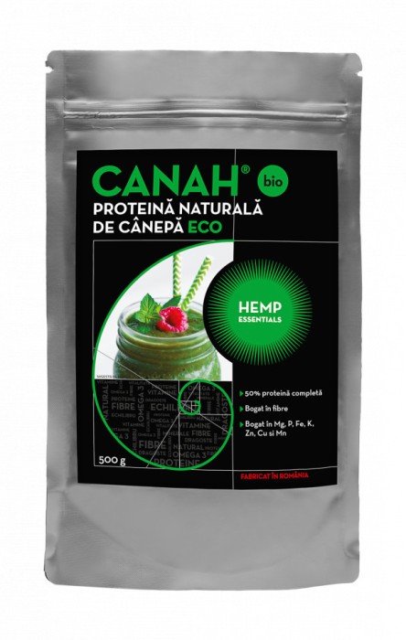 PUDRA PROTEICA DE CANEPA ECO 500gr CANAH