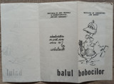 Invitatie Balul Bobocilor, Institutul de Arhitectura Ion Mincu 1976