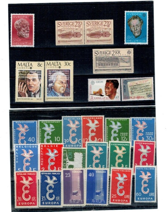 Lot timbre străine neuzate