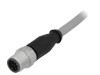 Conector HARTING M12 tată 12 pini drept cu cablu 0,5m PVC