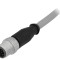 Conector HARTING M12 tată 12 pini drept cu cablu 0,5m PVC