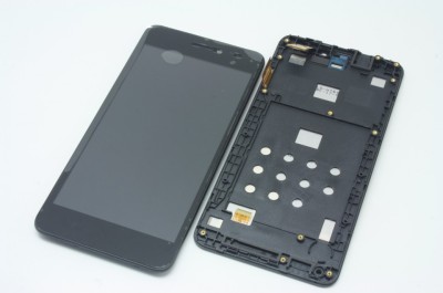Ansamblu display touchscreen rama Allview P7 Lite negru original foto