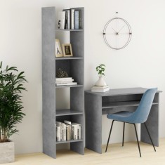 vidaXL Bibliotecă, gri beton, 40x35x180 cm, PAL