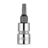 Bit Torx TX20 pe tubulara 1/4, scurt, 37 mm, otel CrV NEO TOOLS