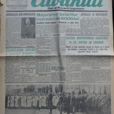 Cuvantul , ziar al miscarii legionare , 8 ianuarie 1941 , 1