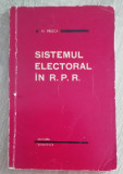 Myh 527s - DOCUMENTE COMUNISTE - SISTEMUL ELECTORAL IN RPR - 1965 - DE COLECTIE!