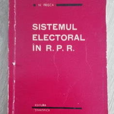 myh 527s - DOCUMENTE COMUNISTE - SISTEMUL ELECTORAL IN RPR - 1965 - DE COLECTIE!