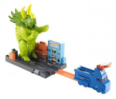 Jucarie Hot Wheels City Smashin Triceratops foto