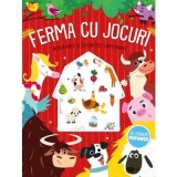 Ferma Cu Jocuri- Stickere Pufoase, - Editura Mimorello