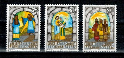 Liechtenstein 1984 - Craciun, serie neuzata foto