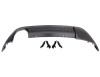 Set 3 buc. spoiler bara spate spate VW GOLF VII (5K), 10.2012-, negru; cu iesiri evacuare dubla; TUNING,