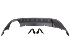 Set 3 buc. spoiler bara spate spate VW GOLF VII (5K), 10.2012-, negru; cu iesiri evacuare dubla; TUNING,