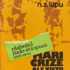 Mari crize ale vietii internationale interbelice - Razboiul italo-etiopian (1935 - 1936)