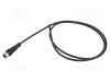 Conector M12 mufă tată drept aurit AMPHENOL -20&divide;80&deg;C