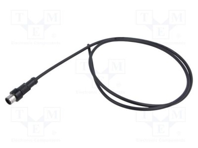 Conector M12 mufă tată drept aurit AMPHENOL -20&amp;divide;80&amp;deg;C foto