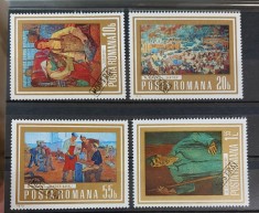 Romania 1973 - Reproduceri de arta cu inscriptie ,,MOSTRA&amp;#039;&amp;#039; MNH (doua poze) foto