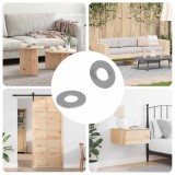 vidaXL &Icirc;mbinări 2 pcs Argintiu 16 x 16 x 1,5 cm Fier 864463