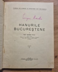 George Potra, Hanurile Bucurestene , 1943 / Ex-libris Eugen Barbu foto