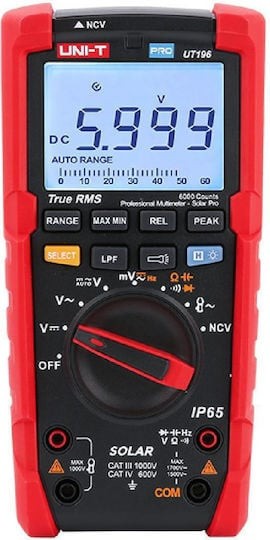 multimetru digital, UNI-T, UT196, 600mV-0.6kV, -