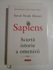 SAPIENS-Scurta istorie a omenirii - Yuval Noah HARARI