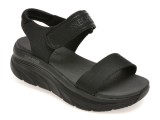 Cumpara ieftin Sandale SKECHERS negre, D LUX WALKER, din material textil