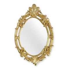 Oglinda din cristal cu o aurie din rasini NF-145