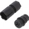 Conector Circular Mufă RST Mamă 3 PIN Argintat 8A 250V 4-7mm
