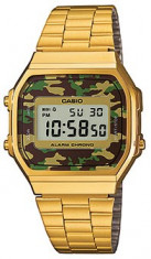 Ceas CASIO VINTAGE GENT GOLD CAMO A168WEGC-3 foto