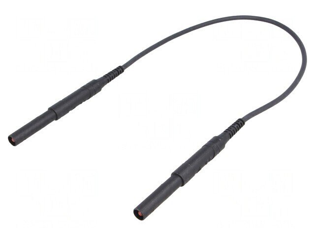 Cablu de măsurare 6kV 16A 0,5m negru HSPL AWG16