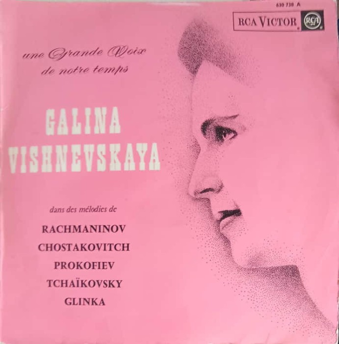 Disc vinil, LP. UNE GRANDE VOIX DE NOTRE TEMPS-GALINA VISHNEVSKAYA-242509