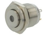 Comutator Anti-Vandalism 2 Pozitii SPST-NO 2A 36VDC IP65 Rosu