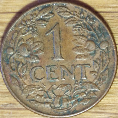 Surinam Suriname / Curacao -exceptie numismatica rara- 1 cent 1942 -v descrierea