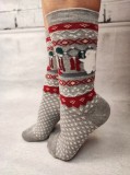 STK445-100 Sosete medii din bumbac ultrasox model multicolor