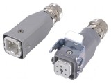 Conector HDC tată mamă C146, PIN 5 4 PE pe cablu