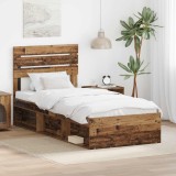 Cumpara ieftin Cadru de pat Lemn vechi 90 x 200 cm Lemn de pin masiv