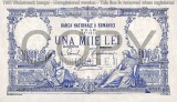 Reproducere Bancnota 1000 Lei 1926 - Replica Colectie Numismatica