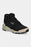 Adidas TERREX pantofi AX4 Mid Beta COLD.RDY barbati, culoarea negru, izolat, IG8849