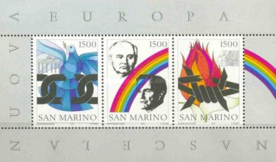 San Marino 1991 - new Europe, bloc neuzat foto