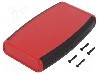Carcasa ABS, 89mmx147mmx24mm, HAMMOND - 1553DRDBK
