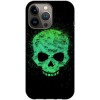 Husa compatibila cu Apple iPhone 13 Pro Max model Neon Skull, Silicon, TPU, Viceversa, Transparent, Carcasa