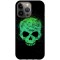 Husa compatibila cu Apple iPhone 13 Pro Max model Neon Skull, Silicon, TPU, Viceversa