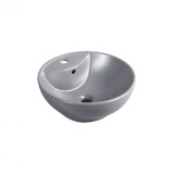 Cumpara ieftin Lavoar ceramic KR-191, rotund, 46x18cm, gri mat