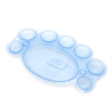 Set de 4 unități: Paletă de amestecat vopsea, albastru