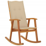 vidaXL Balansoar cu perne, lemn masiv de acacia 3064182