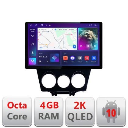 Navigatie dedicata Mazda RX8 2003-2008 Edonav ecran 13&quot; 2K 8 si 128 Android Waze USB Navigatie 4G 360 Toslink Youtube Radio kit-rx CarStore Technology