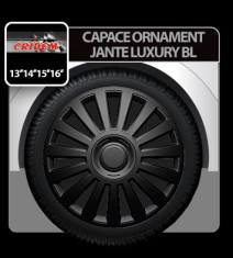 Capace ornament jante Luxury BL 4buc - Negru - 14&amp;#039; - CRD-VER1408BL Auto Lux Edition foto